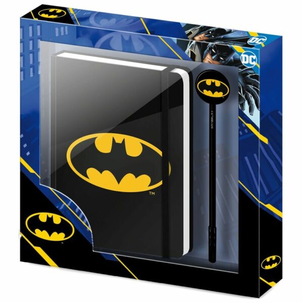 Set Box 1 Notebook + 1 Stylo DC : Batman