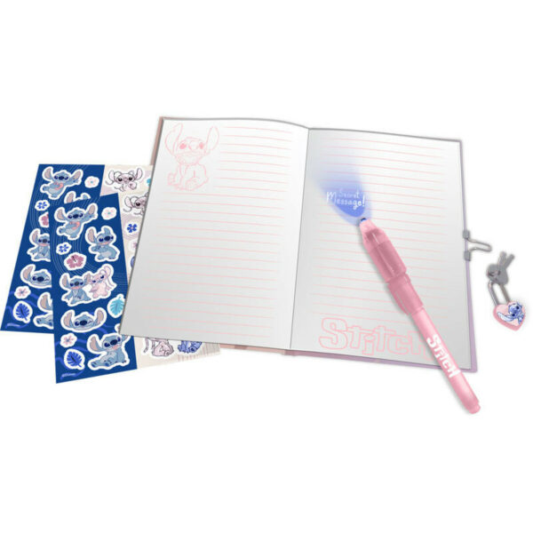 Pack Journal Intime + Stylo-Bille Magique + Stickers Disney Lilo & Stitch – Image 2