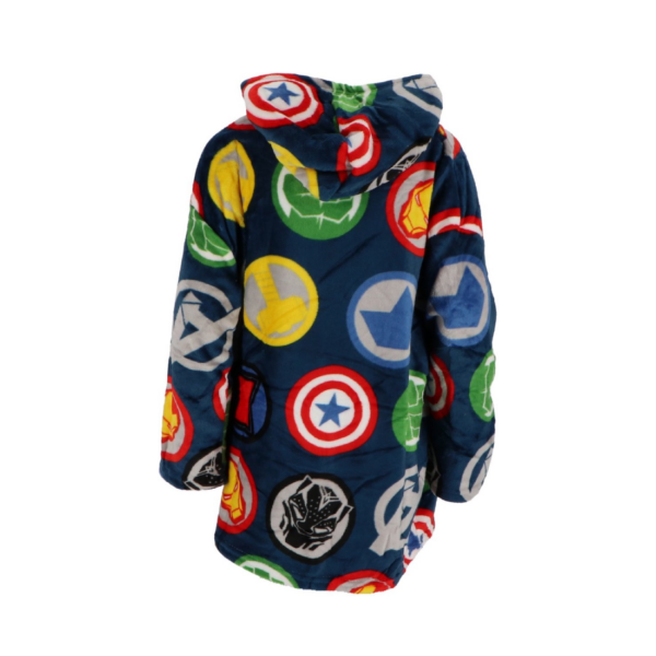 Sweat Poncho Enfant coupe "Oversized" en polaire Marvel : Avengers