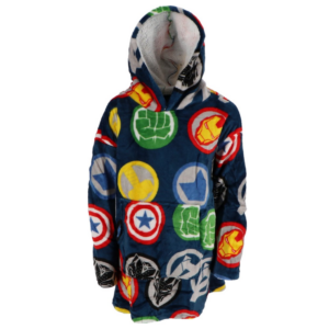 Sweat Poncho Polaire Marvel : Avengers [Taille Enfant 7 à 14 ans]