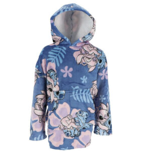 Sweat Poncho Polaire Stitch & Angel [Taille Enfant 3 à 6 ans]