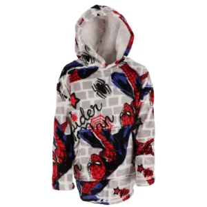 Sweat Poncho Polaire Marvel : Spidey [Taille Enfant 7 à 14 ans]