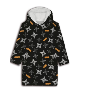 Sweat Poncho Polaire  Naruto : Shuriken [Taille Enfant 7 à 14 ans]