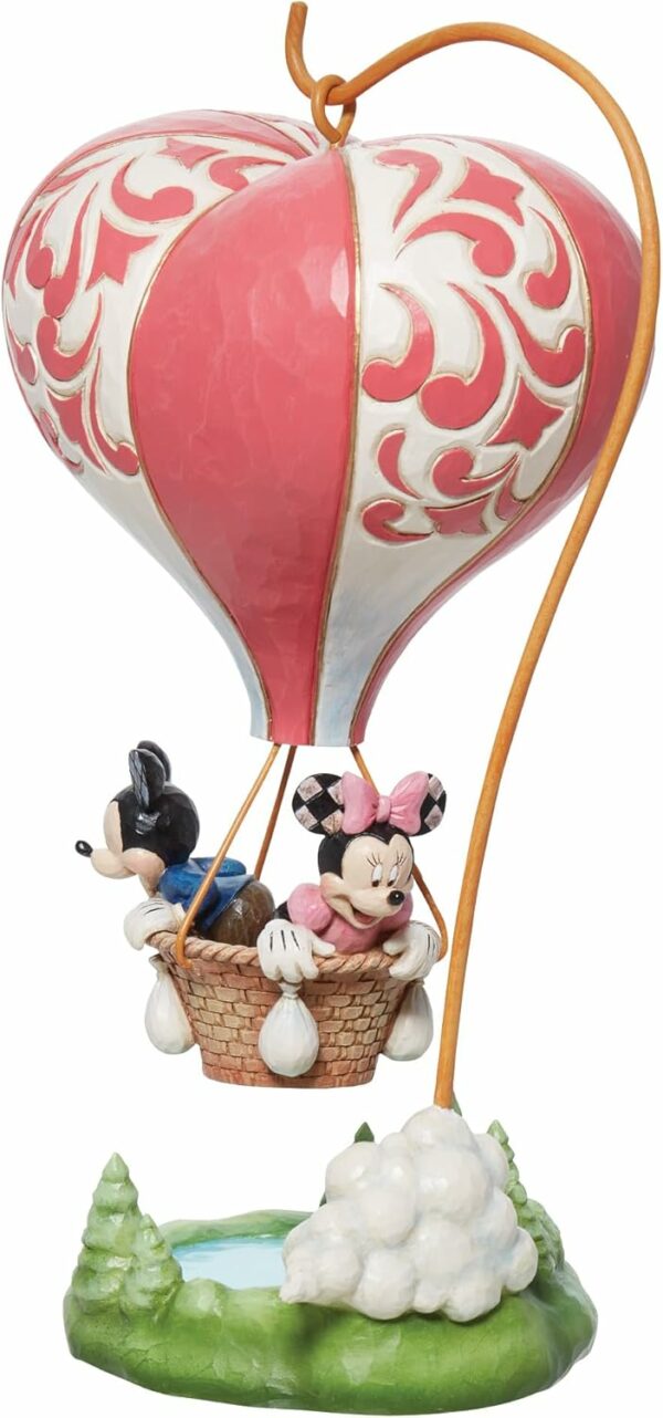 Figurine Disney Enesco : Mickey et Minnie Heart air ballon [24 cm] – Image 4