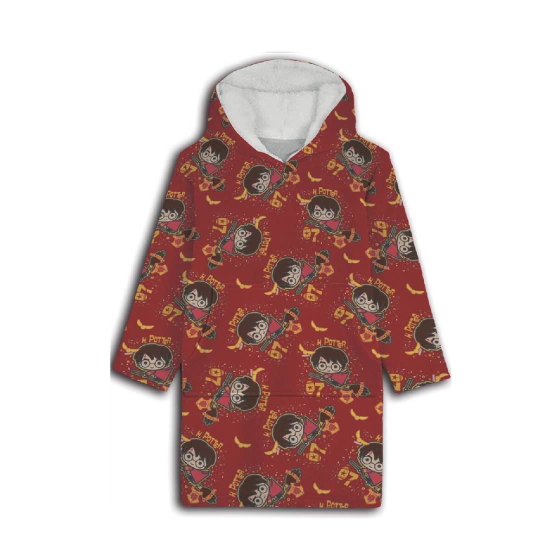 sweat poncho polaire harry potter