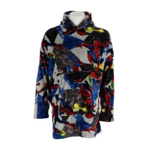 Sweat Poncho Polaire Marvel : Spider-man [Taille Enfant 7 à 14 ans]