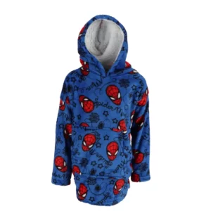 Sweat Poncho Polaire Marvel : Spider-man [Taille Enfant 7 à 14 ans]