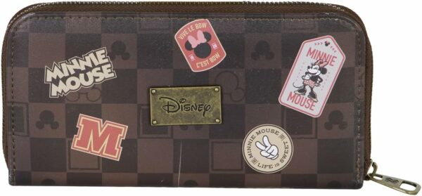 Portefeuille compagnon en Similicuir Disney : Minnie Mouse Journey [19X10X2cm] – Image 3