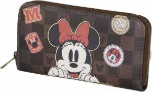 Portefeuille compagnon en Similicuir Disney : Minnie Mouse Journey [19X10X2cm]