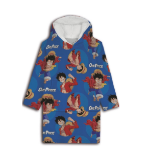 Sweat Poncho Polaire One Piece: Luffy [Taille Adulte XS- L]