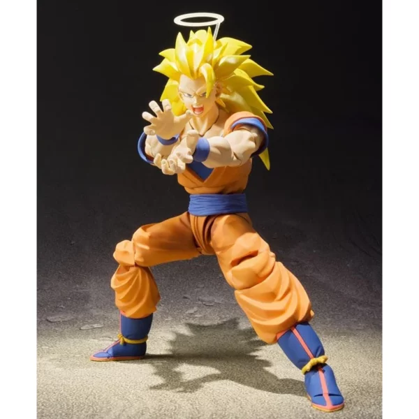 Figurine articulée Tamashii Nations Dragon Ball Z : Son Goku SSJ 3 [S.H. Figuarts] (19cm)