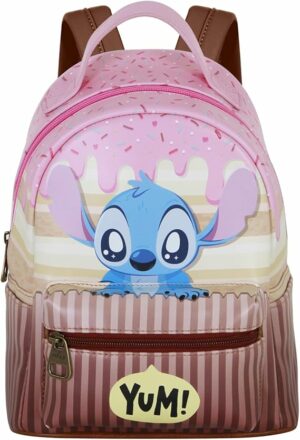 Sac à dos similicuir Disney Lilo & Stitch : Stitch Muffin [25 x 22 x 15 cm]