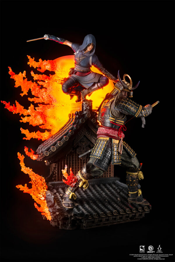 Statuette en polyresin Assassin's Creed Shadows :  Naoe & Yasuke [79cm] – Image 3