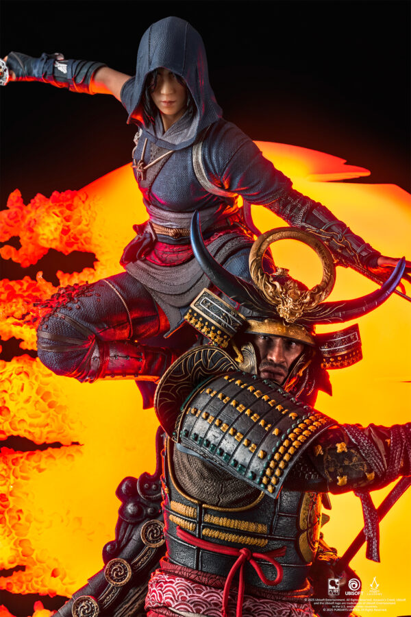 Statuette en polyresin Assassin's Creed Shadows :  Naoe & Yasuke [79cm] – Image 13