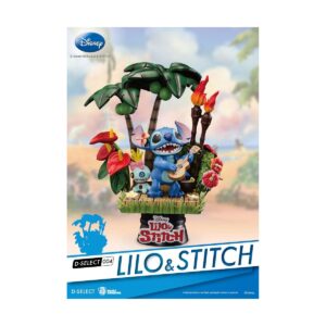 Figurine Diorama  D-Stage Disney Lilo & Stitch :  Stitch [004] (Hauteur 14,1cm)