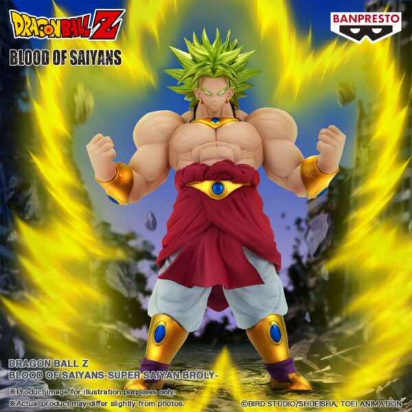 Figurine Banpresto Dragon Ball Z : Super Saiyan Broly [Blood of saiyans] (20cm)