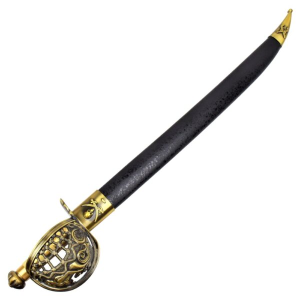 Réplique Epée ornementale inspirée de Pirates de Caraîbes, sabre de Jack Sparrow (78cm) – Image 3