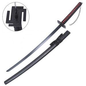 Réplique Katana ornemental inspirée de Bleach : Katana de Ichigo Kurosaki en version courte (102cm)
