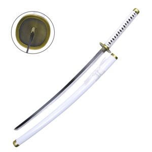 Réplique Katana ornemental inspirée de One Piece: Roronoa Zoro’s wado Ichimonji [Lame en Acier]
