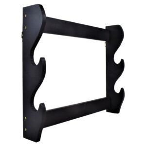Support mural en bois pour 2 Katanas