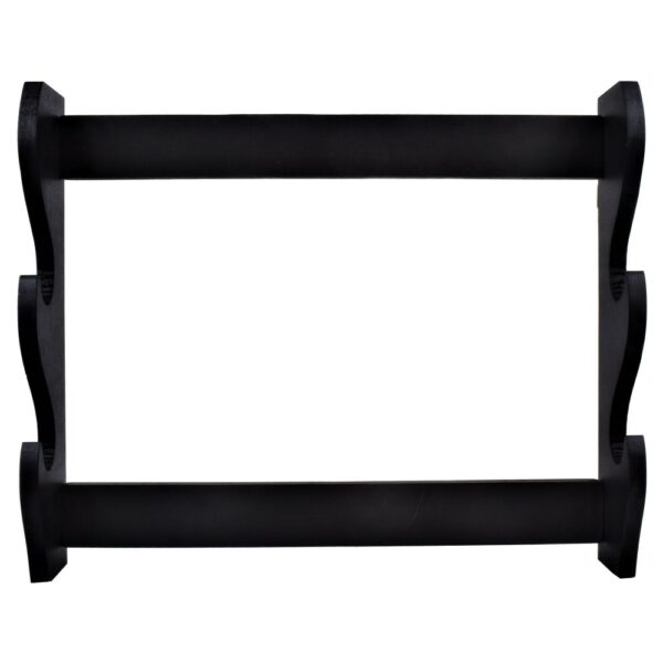 Support mural en bois pour 2 Katanas – Image 2