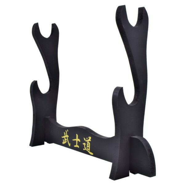 Support de table en bois pour 2 Katanas – Image 2