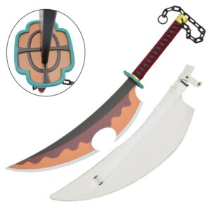 Réplique Katana ornemental inspirée de Demon Slayer: Tengen Uzui [Lame en Bambou]