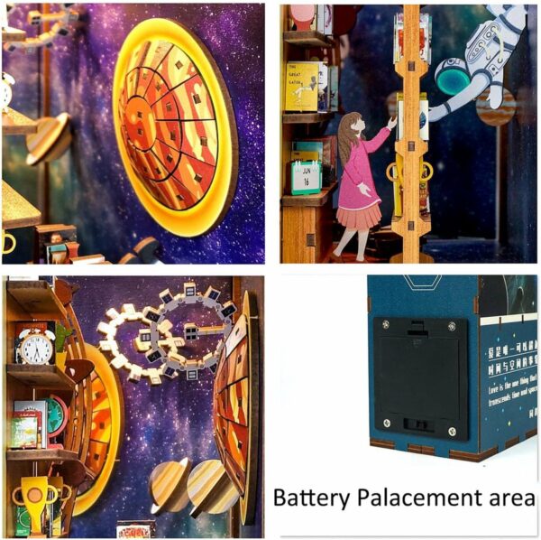 Kit "Book Nook" Interstellar avec éclairage Led Intégrée – Image 5