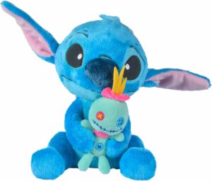 Peluche 25cm Disney Lilo & Stitch : Stitch avec Scrump