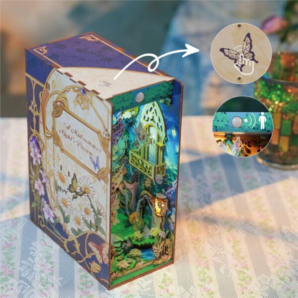 Kit "Book Nook" songe d'une nuit d'été avec éclairage Led Intégrée – Image 6