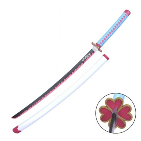 Réplique Katana ornemental Demon Slayer: Mitsuri Kanroji [Lame en Bambou]