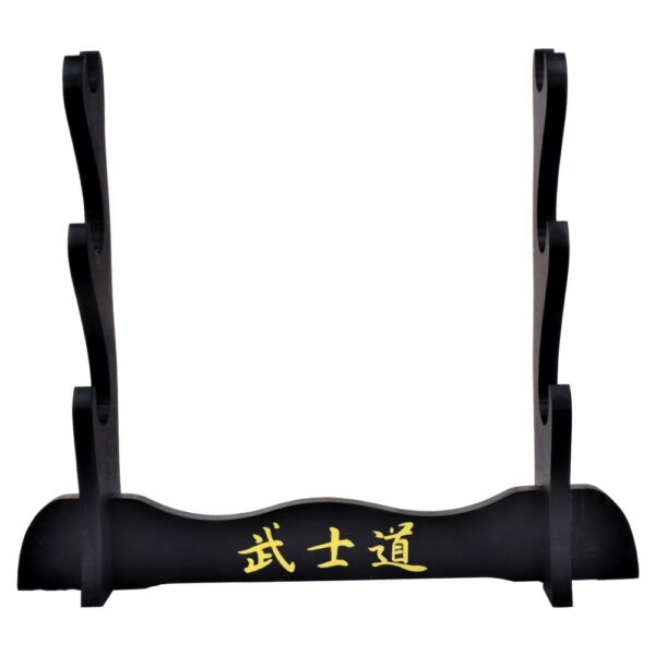 Support de table en bois pour 3 Katanas