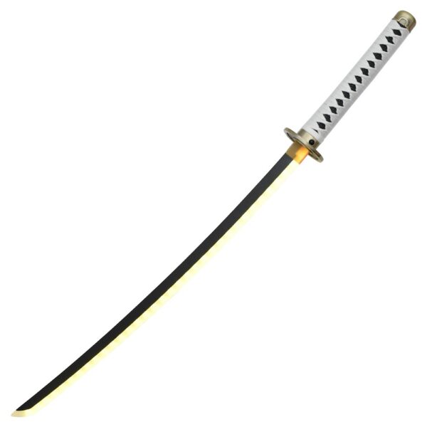 Réplique Katana ornemental éclairage LED inspirée de One Piece Roronoa Zoro Wado Ichimonji (105cm) – Image 2