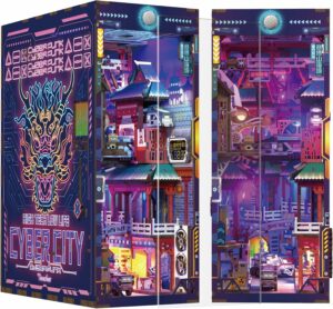 Kit « Book Nook » Cyber City avec éclairage Led Intégrée