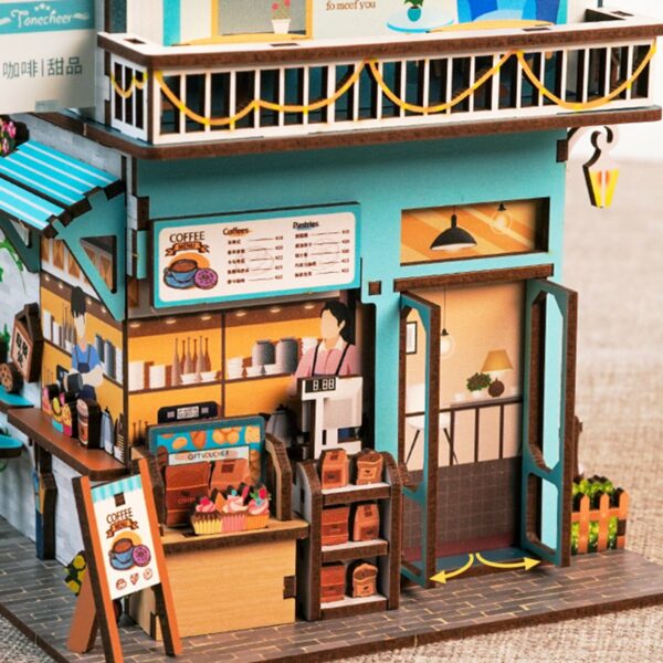 Kit "Book Nook" Café du Cap avec éclairage Led Intégrée – Image 3