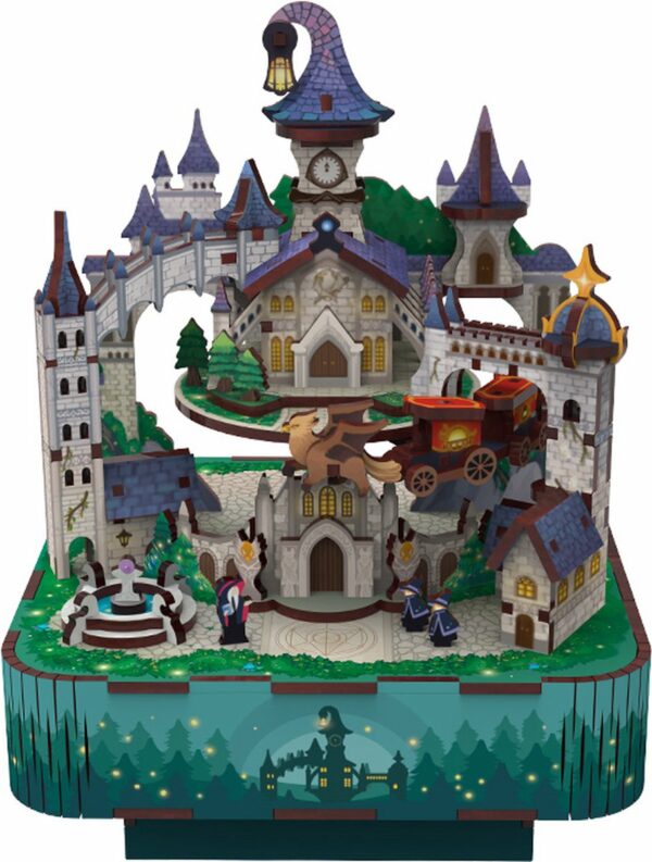 Kit "Book Nook" Château magique avec animation motorisée + mécanisme musical – Image 7