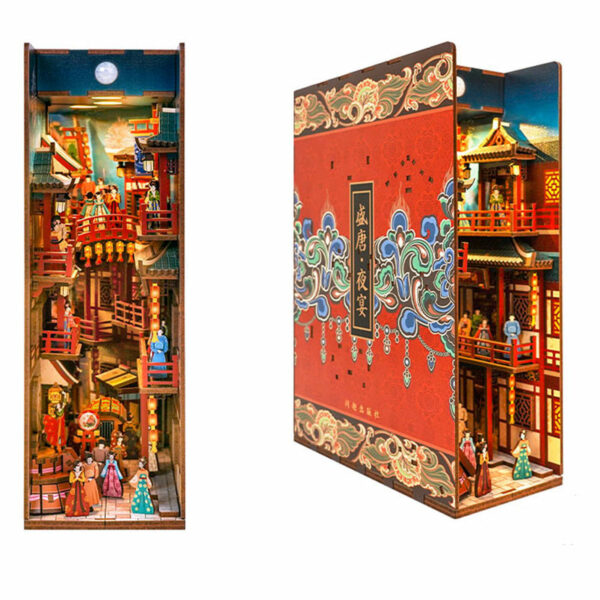 Kit "Book Nook" Banquet de la Dynastie Tang avec éclairage Led Intégrée – Image 12