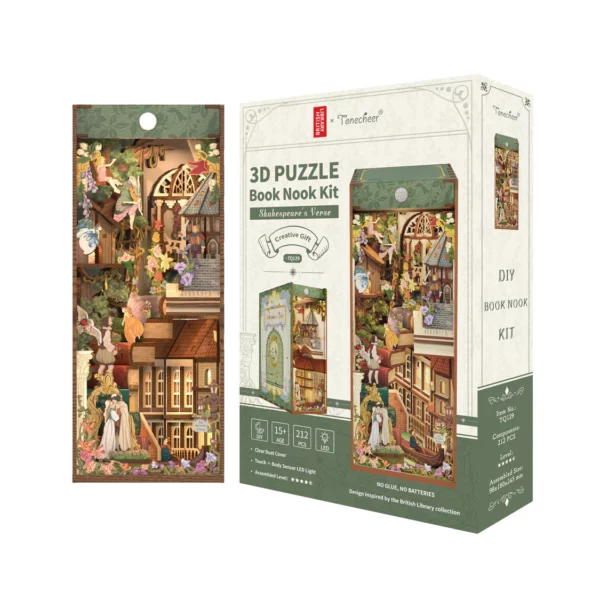 Kit "Book Nook" Shakespeare avec éclairage Led Intégrée – Image 2