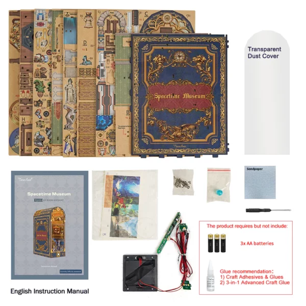 Kit "Book Nook" Musée de l'Espace-Temps avec éclairage Led Intégrée – Image 5