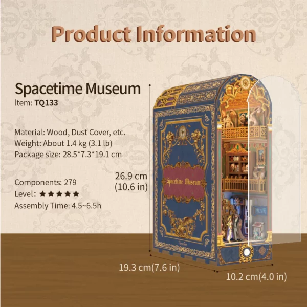 Kit "Book Nook" Musée de l'Espace-Temps avec éclairage Led Intégrée – Image 7