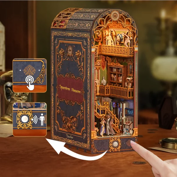 Kit "Book Nook" Musée de l'Espace-Temps avec éclairage Led Intégrée – Image 2