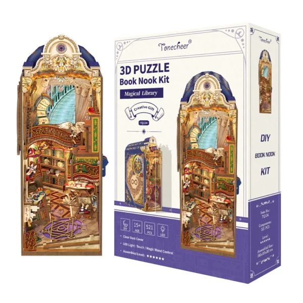 Kit "Book Nook" Librairie Magique avec éclairage Led Intégrée – Image 3
