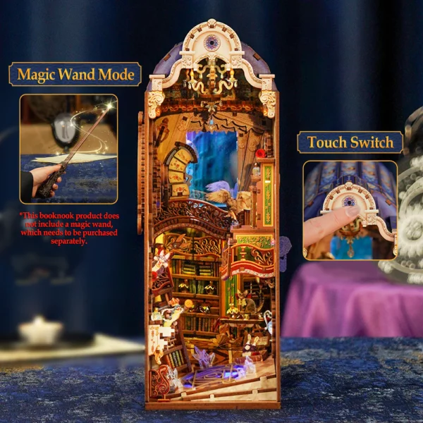 Kit "Book Nook" Librairie Magique avec éclairage Led Intégrée – Image 7