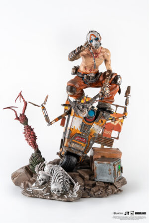 Statuette Pure Arts en PVC Borderlands : Psycho & Claptrap 1/6 Scale Diorama