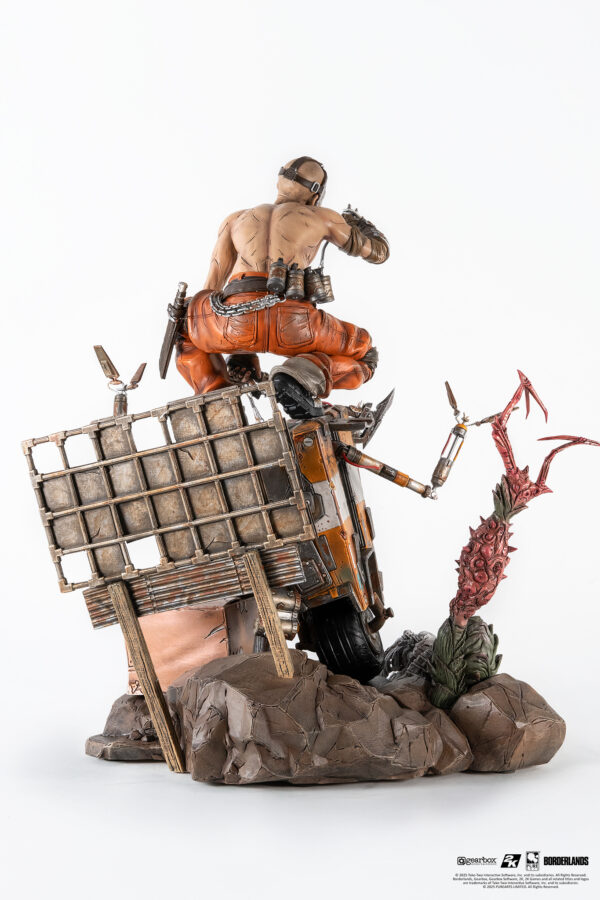 Statuette Pure Arts en PVC Borderlands : Psycho & Claptrap 1/6 Scale Diorama – Image 8