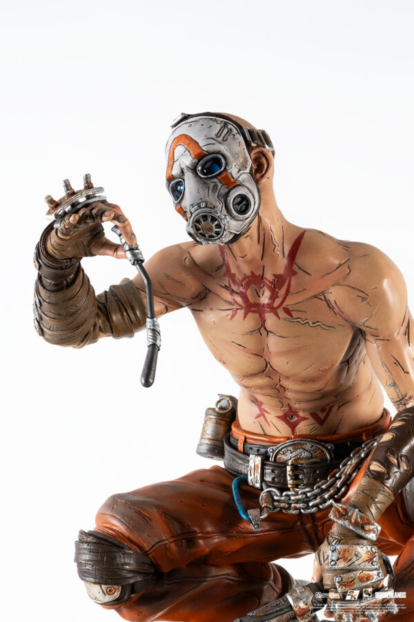 Statuette Pure Arts en PVC Borderlands : Psycho & Claptrap 1/6 Scale Diorama – Image 2