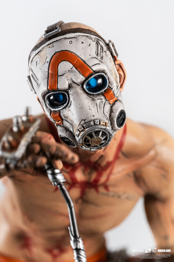 Statuette Pure Arts en PVC Borderlands : Psycho & Claptrap 1/6 Scale Diorama – Image 3