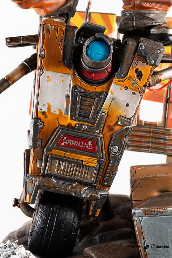 Statuette Pure Arts en PVC Borderlands : Psycho & Claptrap 1/6 Scale Diorama – Image 13