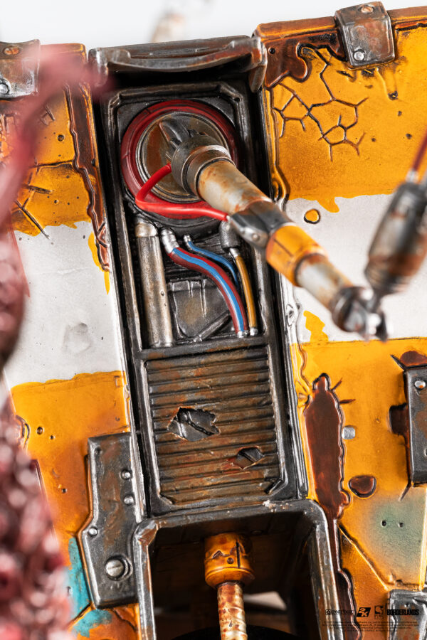 Statuette Pure Arts en PVC Borderlands : Psycho & Claptrap 1/6 Scale Diorama – Image 16