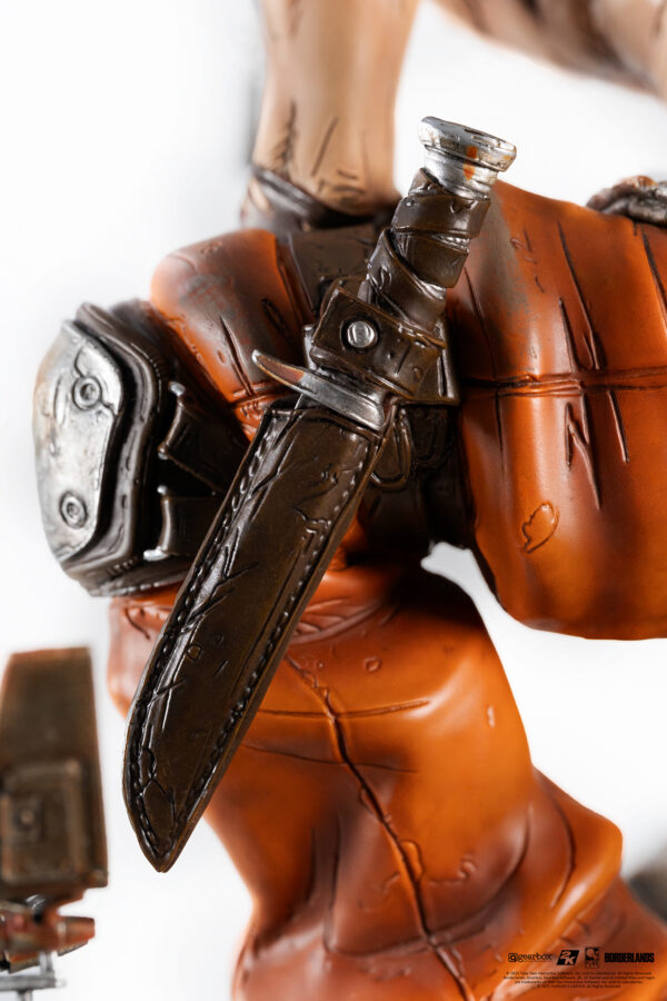 Statuette Pure Arts en PVC Borderlands : Psycho & Claptrap 1/6 Scale Diorama – Image 17